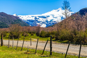 Lake Mascardi, Pampa Linda, on the road, Bariloche, Cerro Tronador, Rio Negro, Patagonia, Argentina