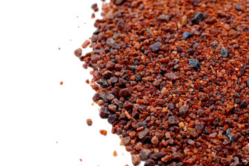Black Himalayan salt, rock salt granules