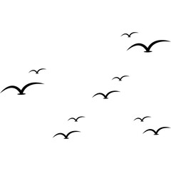 Flying Bird Silhouette