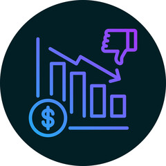 Disadvantage icon isolated on white background. vector illustration icon for business to consumer