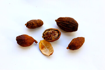 Dried Black Cardamom or Greater Cardamom