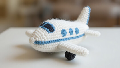 toy plane  on blue background plane beautiful airplane 