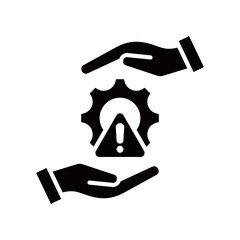 Risk Management glyph icon