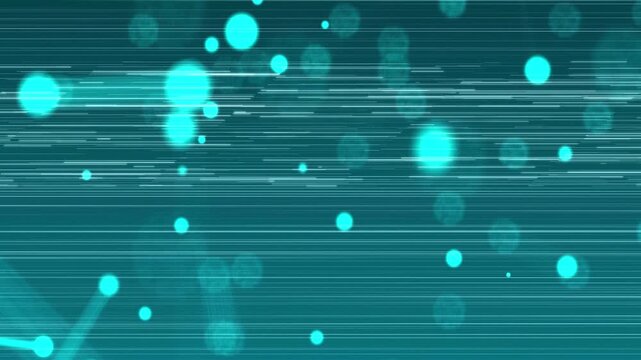 noise screen with abstract particles for medical or technology background motion - Powered by Adobe