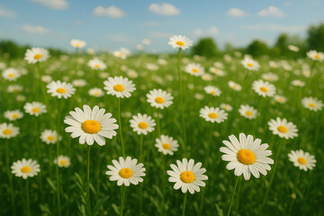 daisies in a field © Ratna