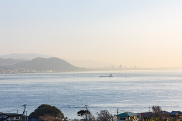 淡路サービスエリア（下り）の日の出