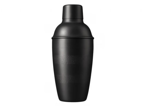 Black matte cocktail shaker for professional bartending