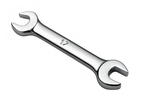 Chrome open end spanner tool for repairing and maintenance