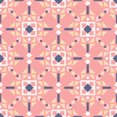 Abstract geometric seamless pattern featuring clean lines and bold symmetry. Ideal for textile prints, home decor, stationery, and fashion design. Perfect for modern branding or minimalist backgrounds