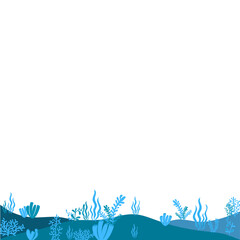 Seabed View Illustration