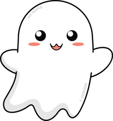 cute halloween ghost