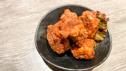 北九州お福の唐揚げ皿盛り