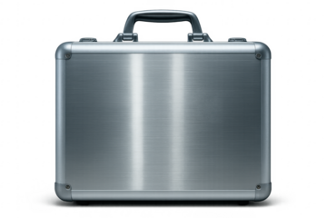 Metal briefcase symbolizing business security and financial protection