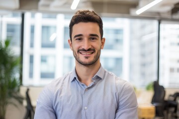 Obraz premium Smart and confident CEO in Modern Office