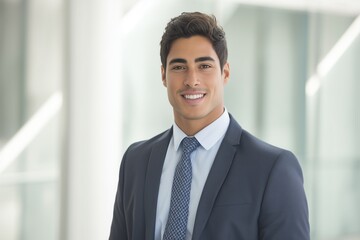 Smart and confident CEO in Modern Office