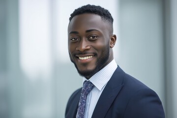 Smart and confident CEO in Modern Office