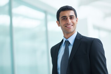 Smart and confident CEO in Modern Office