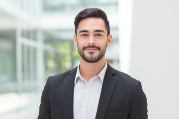 Smart and confident CEO in Modern Office