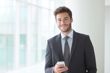 Smart and confident CEO in Modern Office