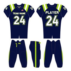Dynamic sports jersey design &mdash; perfect for teams, athletes, and designers. Fully editable digital file for customizing colors, logos, and names. Ideal for print or merchandise use