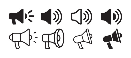 vector illustration of a megaphone