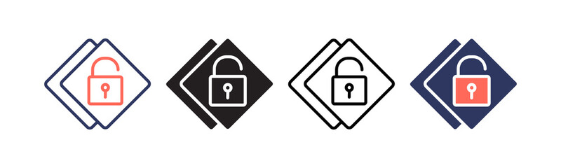 Unlock multiple icon