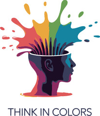 Abstract colorful geometric shapes and lines forming a dynamic composition isolated on white background