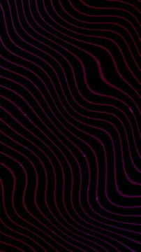 Abstract Wavy Line Pattern Purple Gradient Dark Background Texture