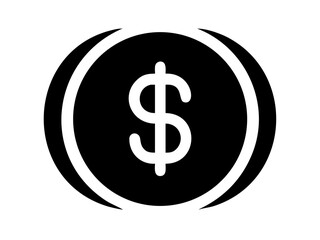 Obraz premium Vector dollar sign icon