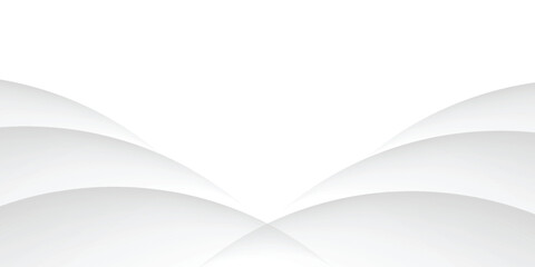 Abstract minimalist white and gray curve modern background. texture white pattern.