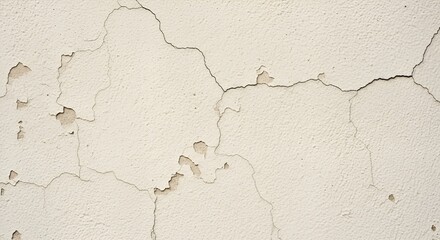 Cracked beige wall texture inside a salmon colored frame.