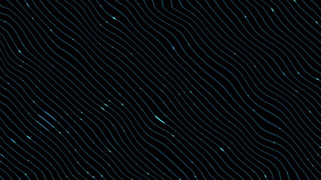 Minimalist Wavy Line Abstract Dark Digital Art Decorative Background