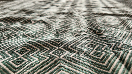 Intricate designs on beautiful textile fabric