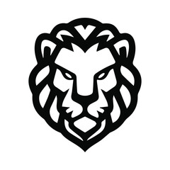 Powerful Lion Emblem Vector Art