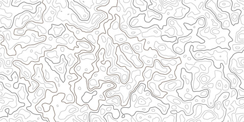 Topographic Contour Lines Background Abstract Pattern
