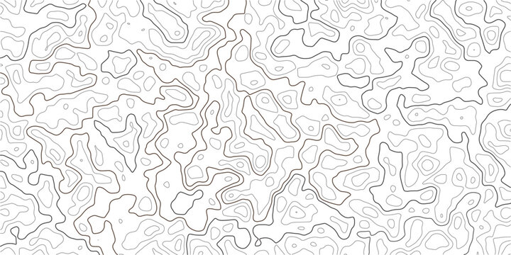 Topographic Contour Lines Background Abstract Pattern