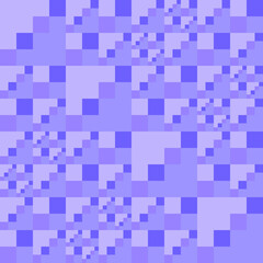 Monochromatic Purple Pixel Geometric Gradient Pattern