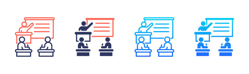 Classroom Icon Pack In Multiple Styles