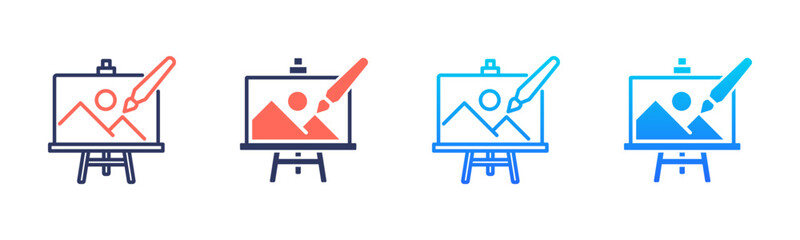 Art Class Icon Pack In Multiple Styles