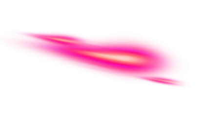 Abstract Light Streak Pink Glowing Effect For Speed Motion Element