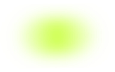 Soft Green Light Effect Radiant Glow Abstract Illumination on Transparent Background