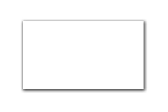 Business Card Mockup with Drop Shadow​, Realistic Blank Business Card Template Shadow​, Branding Business Card with Soft Shadow Isolated