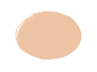 Abstract Nude Brush Stroke on Transparent Background Vector