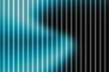 Illustration of abstract background with vertical blue and black stripes, featuring a soft glowing light effect blending across the surface