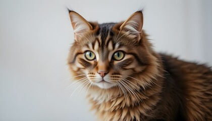 Obraz premium Tabby Cat Green Eyes