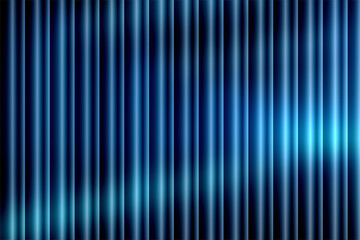 Fototapeta premium Illustration of abstract vertical blue lines with glowing light effects, creating a futuristic, technological, and modern backdrop with depth