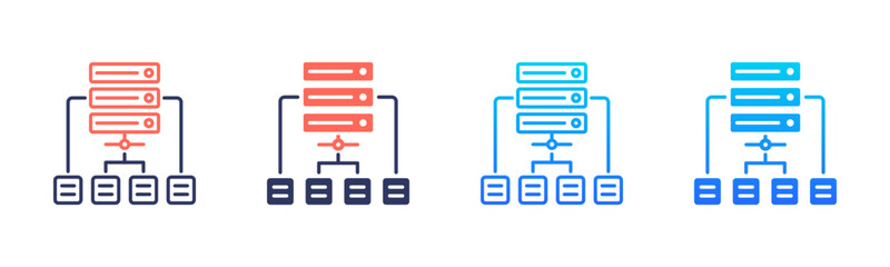 Load Balancer Icon Pack In Multiple Styles