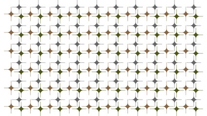 Seamless Earth Tone Sparkle Star Geometric Pattern Background