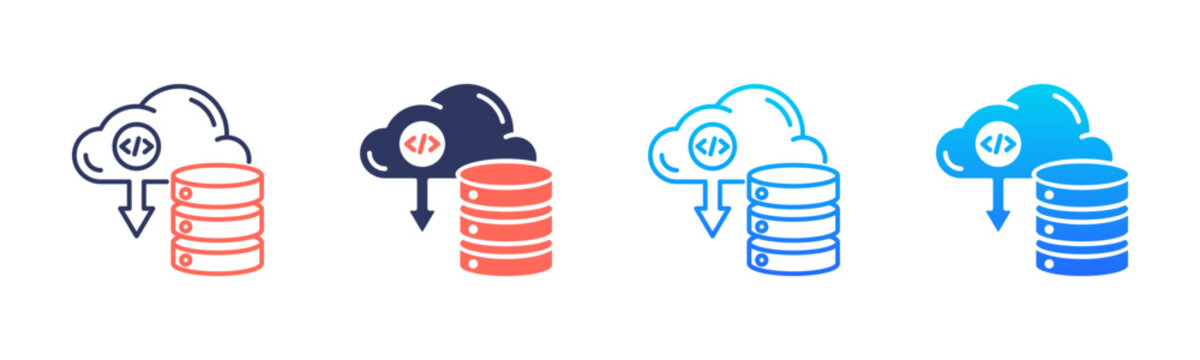 Containers Icon Pack In Multiple Styles