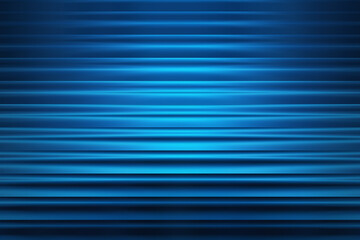 Obraz premium Illustration of abstract blue horizontal lines with a futuristic and technological feel, representing data flow or digital communication